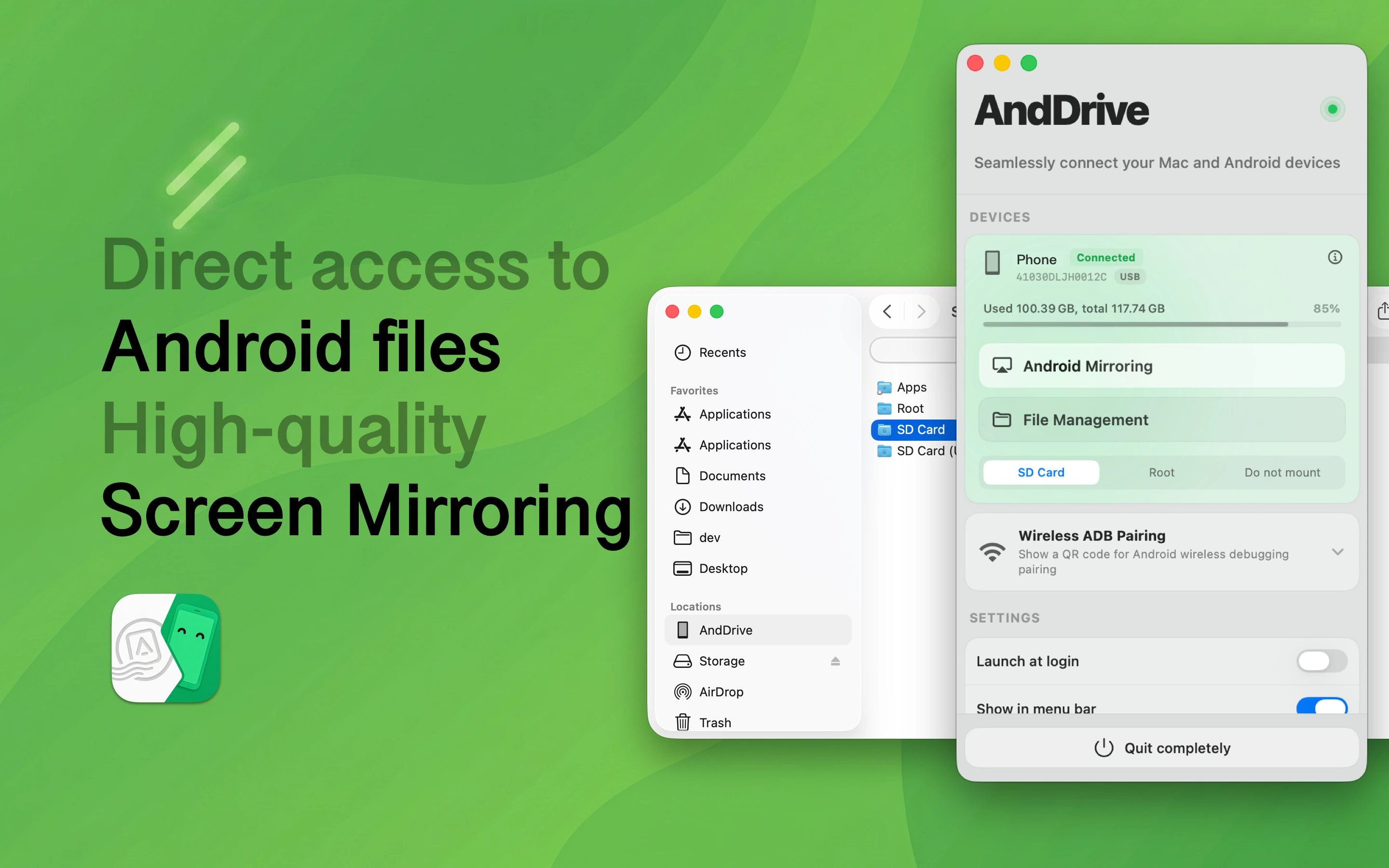 AndroMeld Dashboard