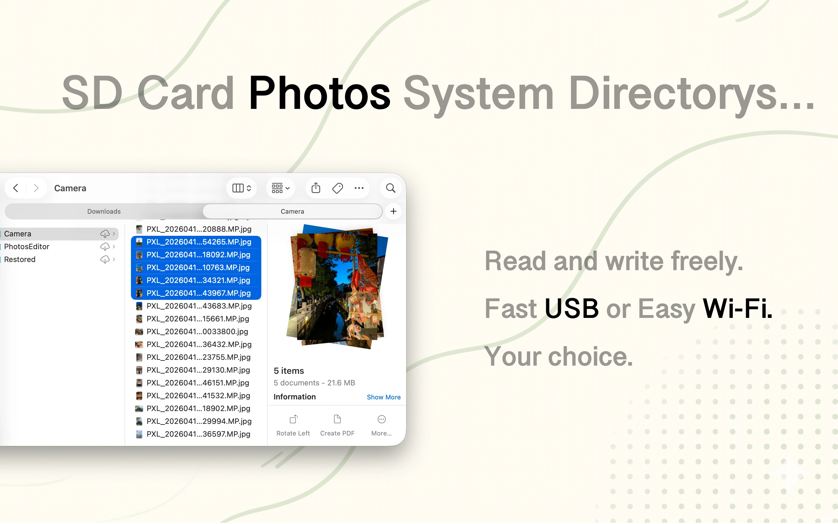 Finder integration preview